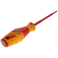 Gedore VDE 2170 2,5 VDE Tournevis Pour Vis à Fente Largeur De La Lame: 2.5 Mm Longueur De La Lame: 75 Mm -GEDORE Soldes 10384227 3