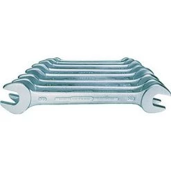 GEDORE Jeu De Clés Plates Doubles En Pouces Américains, Quantité : 8 Pièces