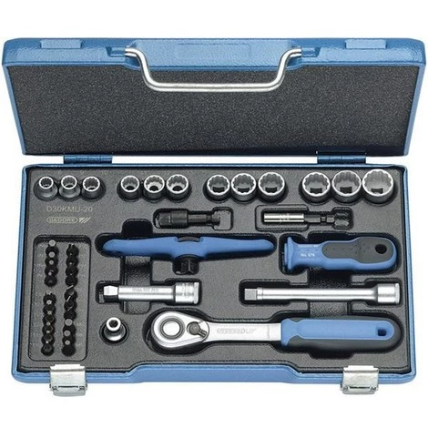 GEDORE Composition De Douilles 3/8'', 12 Pans, 40 Pièces 3 GEDORE Composition De Douilles 3/8'', 12 Pans, 40 Pièces