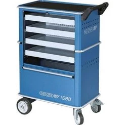 GEDORE Servante D'atelier, Type 1580, Dimensions L X L X H : 625 X 400 X 930 Mm, Dimensions Des Tiroirs L X L X H 478 X 325 X 45 Mm