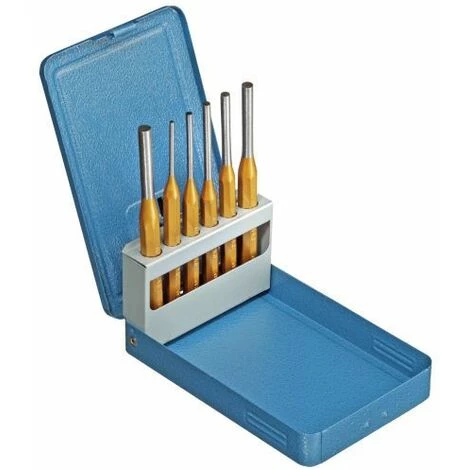 Gedore Jeu De Chasse Goupilles En Coffret Métallique, 6 Pièces - SB 116 D 3 Gedore Jeu De Chasse Goupilles En Coffret Métallique, 6 Pièces - SB 116 D