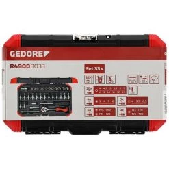 Gedore RED R49003033 Jeu De Clés à Douille 33 Pièces 3300051 -GEDORE Soldes 15884856 4