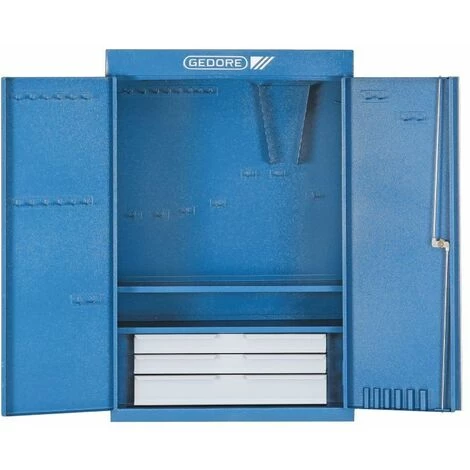 Gedore Armoire Murale, Vide, 970x650x250 Mm - 1400 L 3 Gedore Armoire Murale, Vide, 970x650x250 Mm - 1400 L