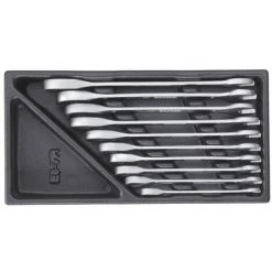 Gedore Jeu De Clés à Fourche Et Polygonales à Cliquet En Module D'outils 1/3 - 1500 ES-7 R