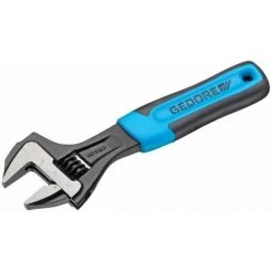 Gedore Clé à Molette 8", Réglable, Phosphaté Avec Poignée En Matière Plastique - 60 S 8 JP