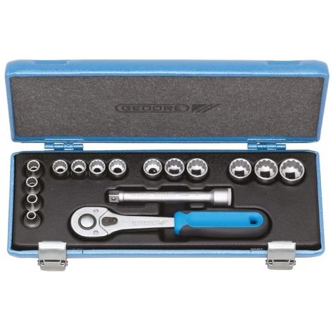 Gedore Composition De Douilles 3/8" 16 Pièces UD 6-19 Mm - D 30 JMU-10 3 Gedore Composition De Douilles 3/8" 16 Pièces UD 6-19 Mm - D 30 JMU-10