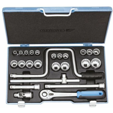 Gedore Composition De Douilles 1/2" 10-32 Mm - D 19 TMU-10 3 Gedore Composition De Douilles 1/2" 10-32 Mm - D 19 TMU-10