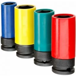 Gedore Jeu De Douilles Impact 1/2", 4 Pc - K 19 LS-004