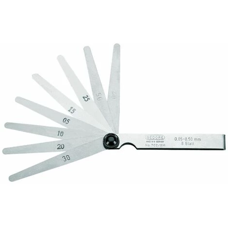 Gedore Jauges D'épaisseur .0002-.035" - 702 13 A 3 Gedore Jauges D'épaisseur .0002-.035" - 702 13 A