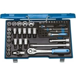 Jeu De Douilles 19V20U-10 1/4" Et 1/2" 50 Pièces GEDORE 1 PCS