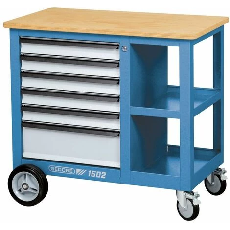 Gedore Etabli Mobile Avec étau - 1502 S 3 Gedore Etabli Mobile Avec étau - 1502 S