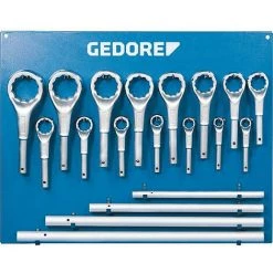 Jeu De Cle Polygonale A Traction GEDORE 19 Pieces, SW 24-85mm