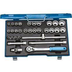 Jeu De Cle A Douille GEDORE 31 Pieces, 1/2"