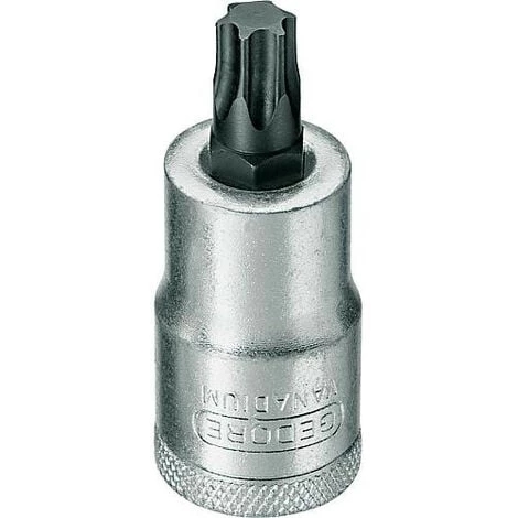 GEDORE Embout Tournevis 1/2 " Interieur Torx T 40 / L 55mm (G) 3 GEDORE Embout Tournevis 1/2 " Interieur Torx T 40 / L 55mm (G)