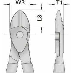 Gedore VDE 8316-180 H Pince Coupante Diagonale VDE