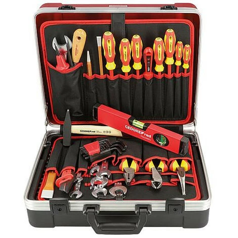 Kit Outils GEDORE Red Electrotechnique 42 Pieces Avec Mallette A Outils 3 Kit Outils GEDORE Red Electrotechnique 42 Pieces Avec Mallette A Outils