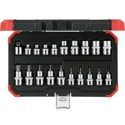 Set A Douilles GEDORE Red 20 Pieces 3/8-2 Et 1/2"