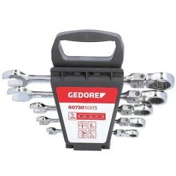 Cle Polygonale A Cliquet GEDORE Red 5 Pieces A Tete 8-19mm