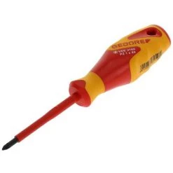 Gedore VDE 2160 PZ 1 1612182 Tournevis Cruciforme PZ 1 Longueur De La Lame: 80 Mm DIN ISO 8764