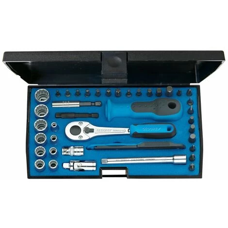 Gedore Jeu De Douilles 1/4 40 Pièces UD-IN-IS-PH-PZ-TX 3 Gedore Jeu De Douilles 1/4 40 Pièces UD-IN-IS-PH-PZ-TX