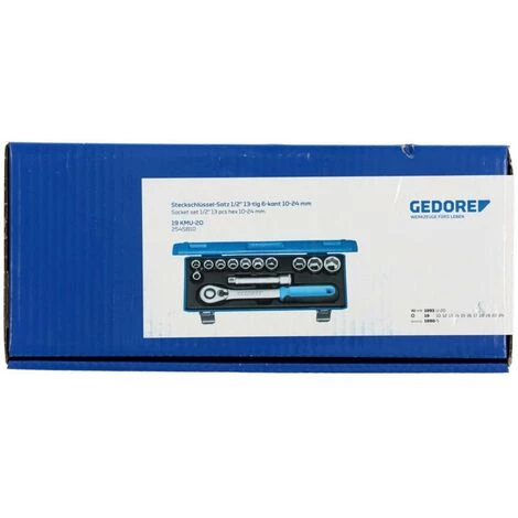 Gedore Jeu De Clés à Douille Métrique 1/2 (12.5 Mm) 13 Pièces 2545810 6 Gedore Jeu De Clés à Douille Métrique 1/2 (12.5 Mm) 13 Pièces 2545810 – Image 4