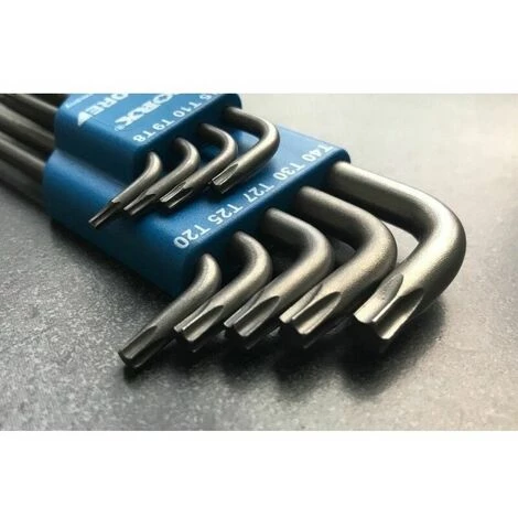 Lot De 9 Clés Mâles 6 Pans Coudés Torx T8-T40 GEDORE 4 Lot De 9 Clés Mâles 6 Pans Coudés Torx T8-T40 GEDORE – Image 2