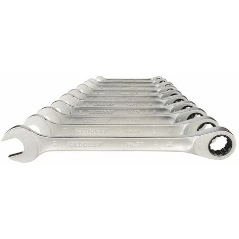 Gedore SB 7 R-010 Clé Mixte à Cliquet, 10-pièces - 3100219 3 Gedore SB 7 R-010 Clé Mixte à Cliquet, 10-pièces - 3100219